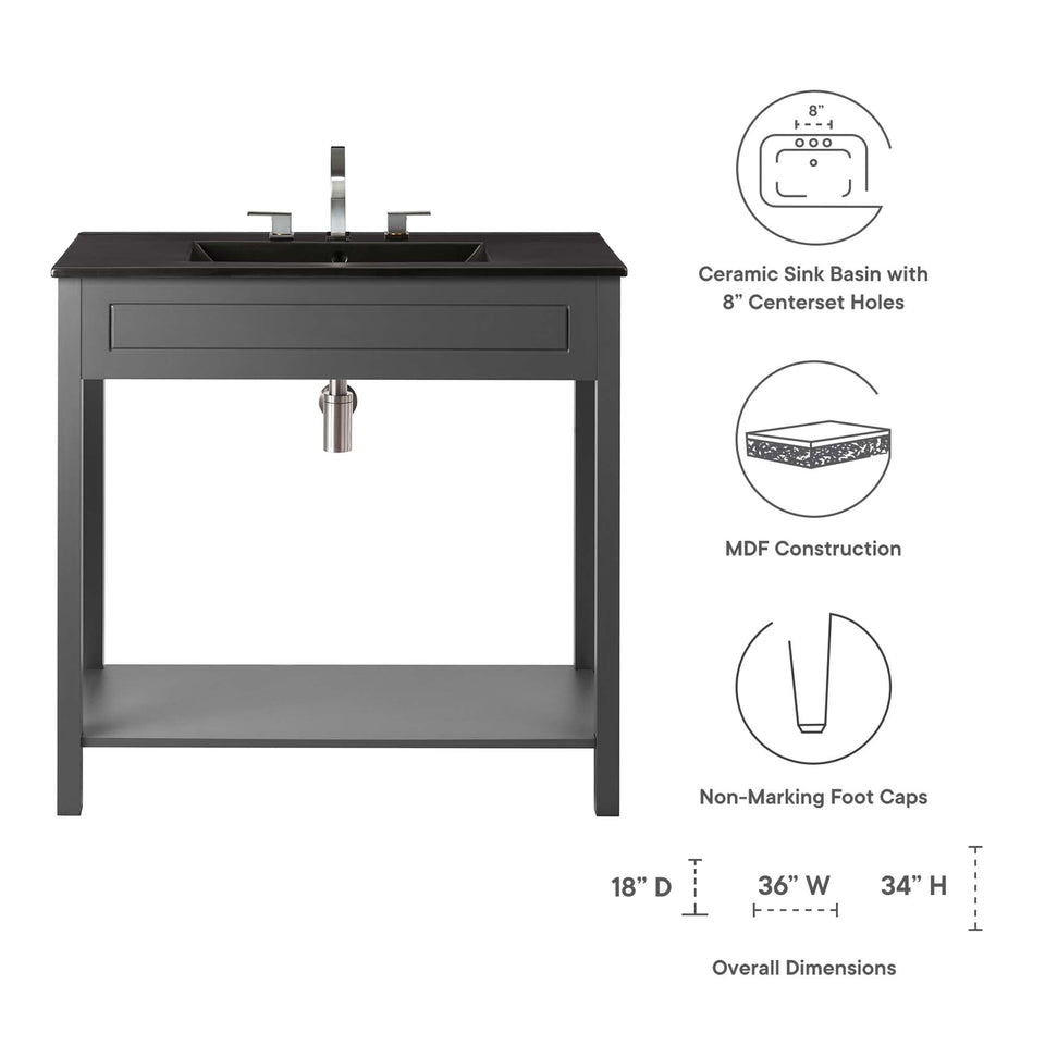 Altura Bathroom Vanity Basin Included by Modway