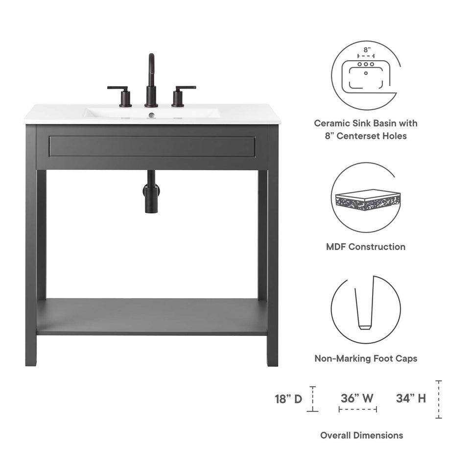 Altura Bathroom Vanity Basin Included by Modway