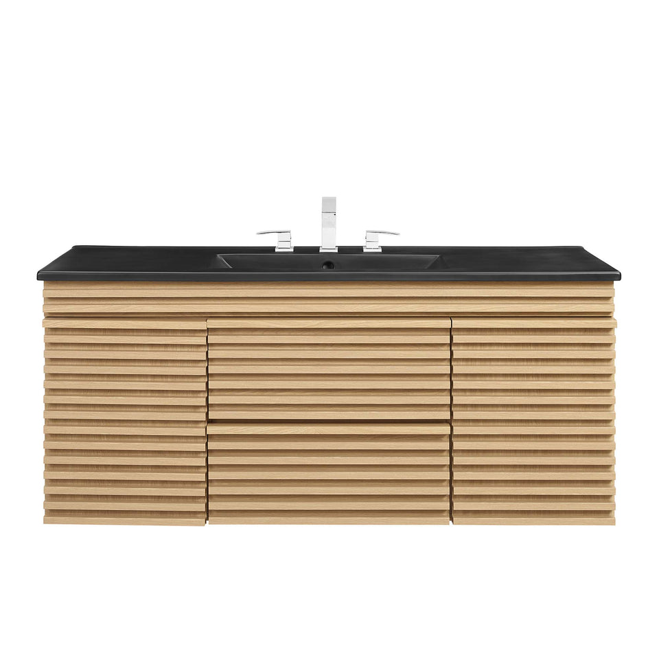 Render 48" Wall-Mount Bathroom Vanity by Modway
