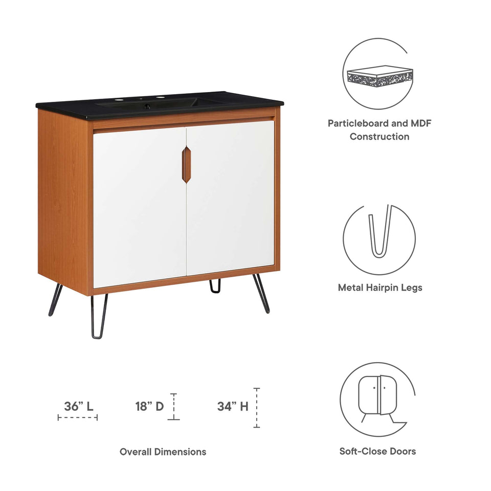 Energize Bathroom Vanity Basin Included by Modway