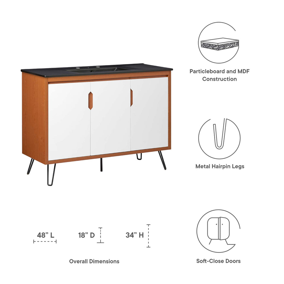 Energize Bathroom Vanity Basin Included by Modway
