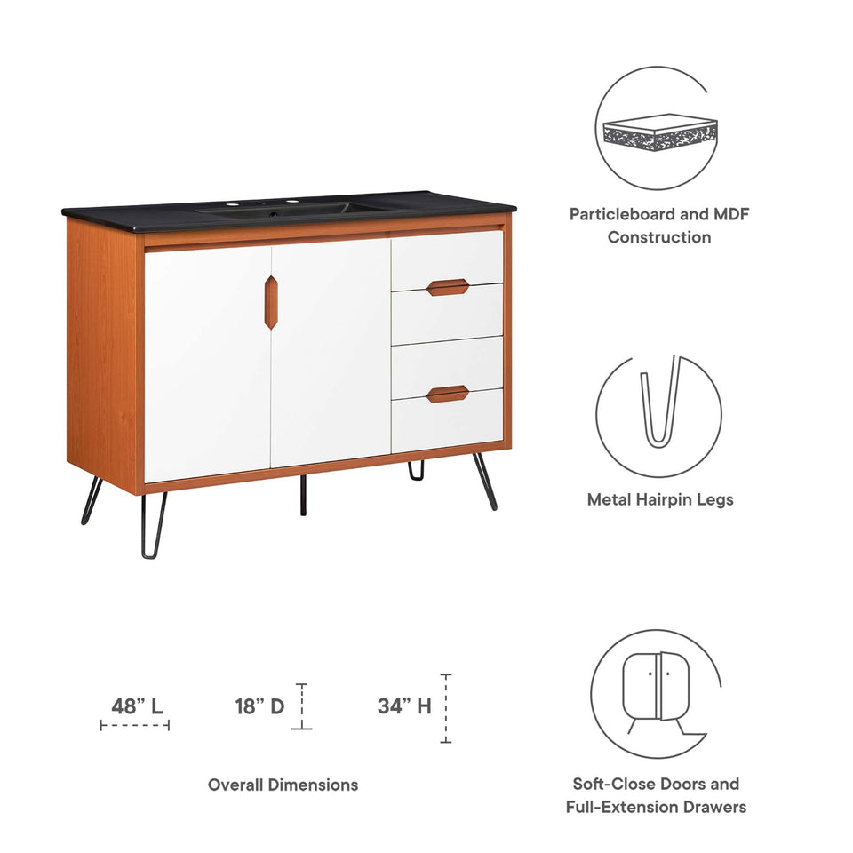Energize Bathroom Vanity Basin Included by Modway