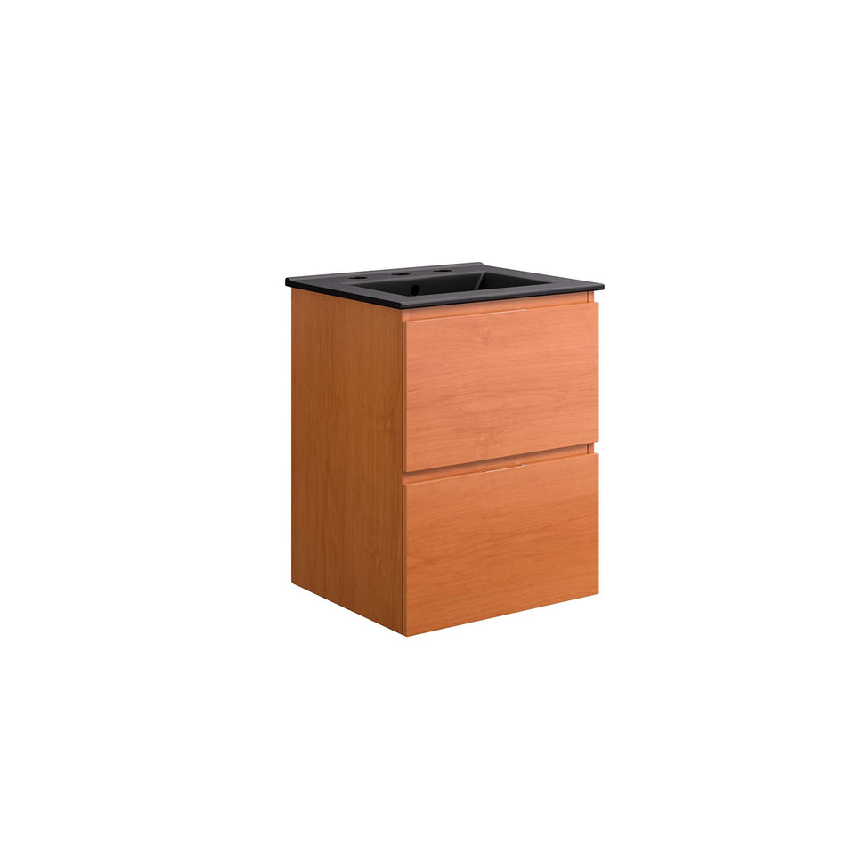 Scenic Wall-Mount Bathroom Vanity Basin Included by Modway