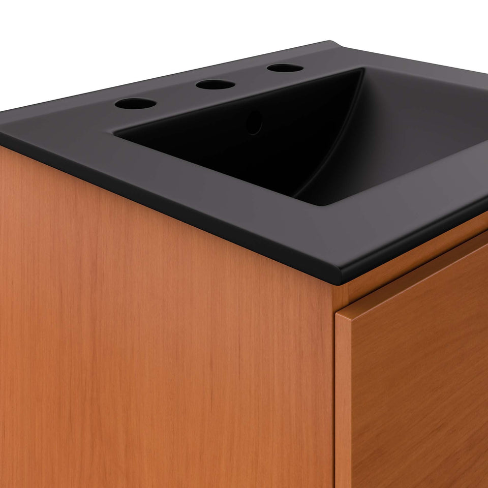 Scenic Wall-Mount Bathroom Vanity Basin Included by Modway