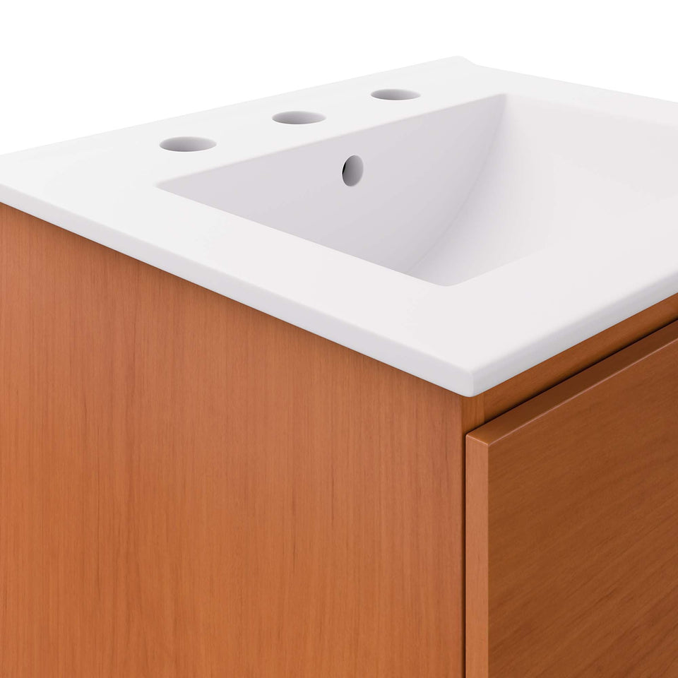 Scenic Wall-Mount Bathroom Vanity Basin Included by Modway