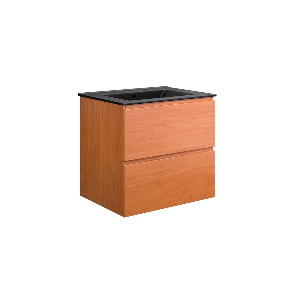 Scenic Wall-Mount Bathroom Vanity Basin Included by Modway