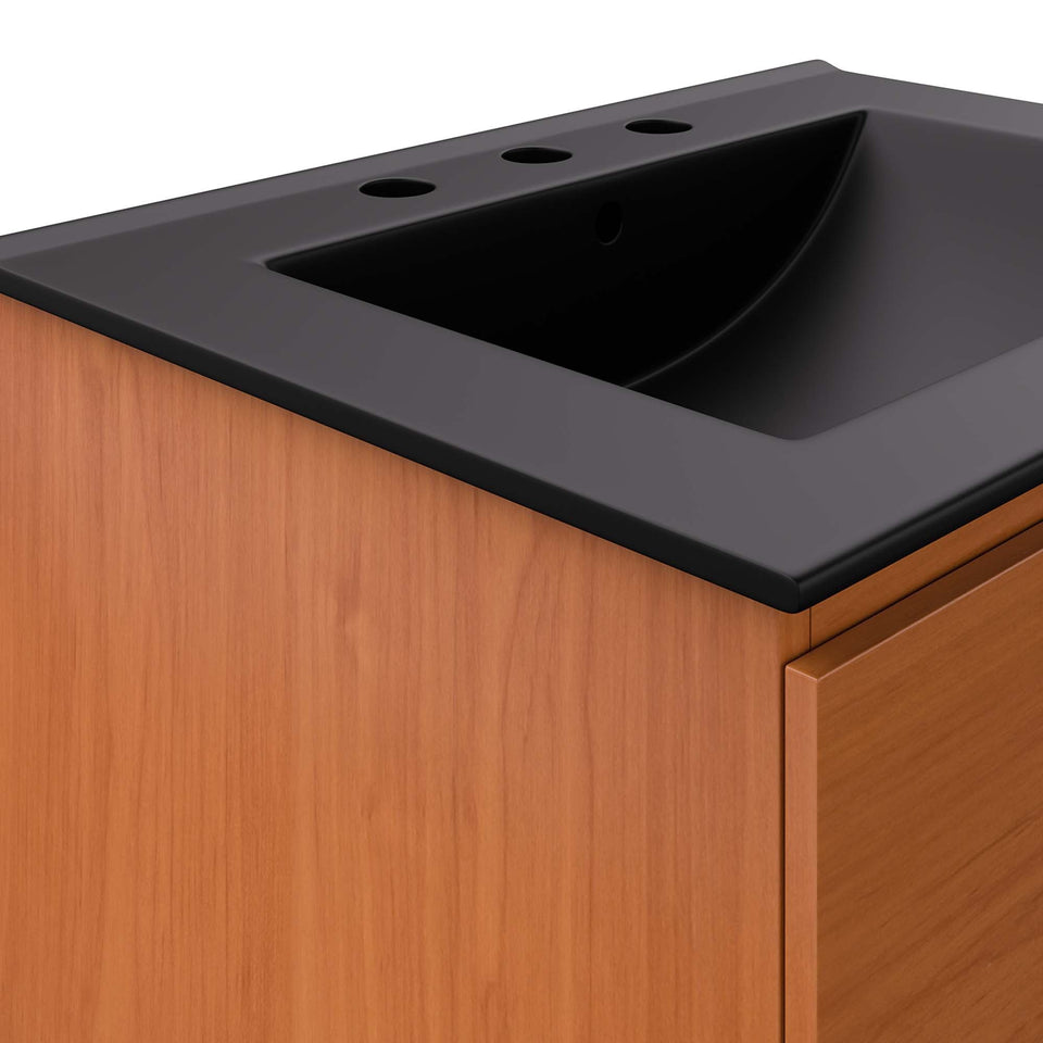 Scenic Wall-Mount Bathroom Vanity Basin Included by Modway