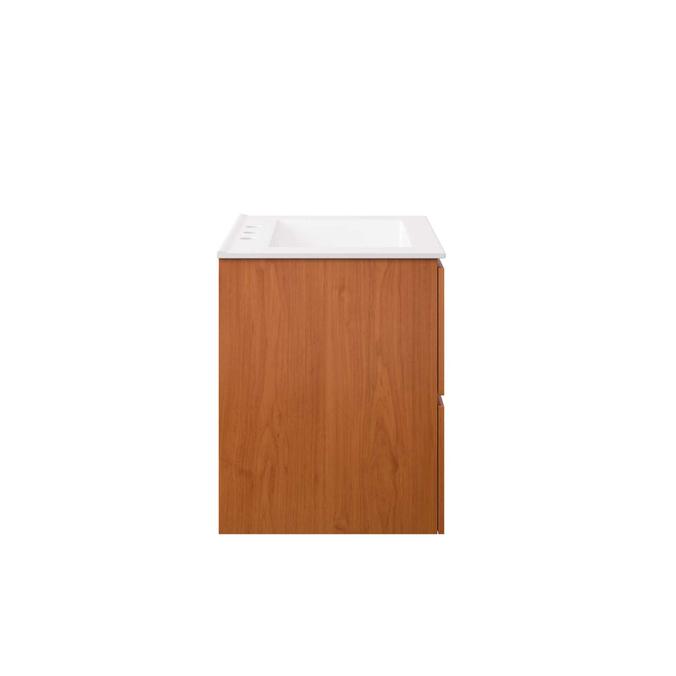 Scenic Wall-Mount Bathroom Vanity Basin Included by Modway