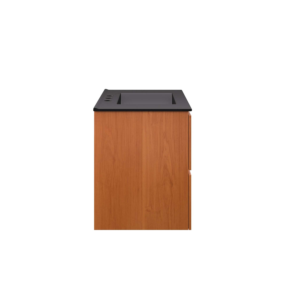 Scenic Wall-Mount Bathroom Vanity Basin Included by Modway