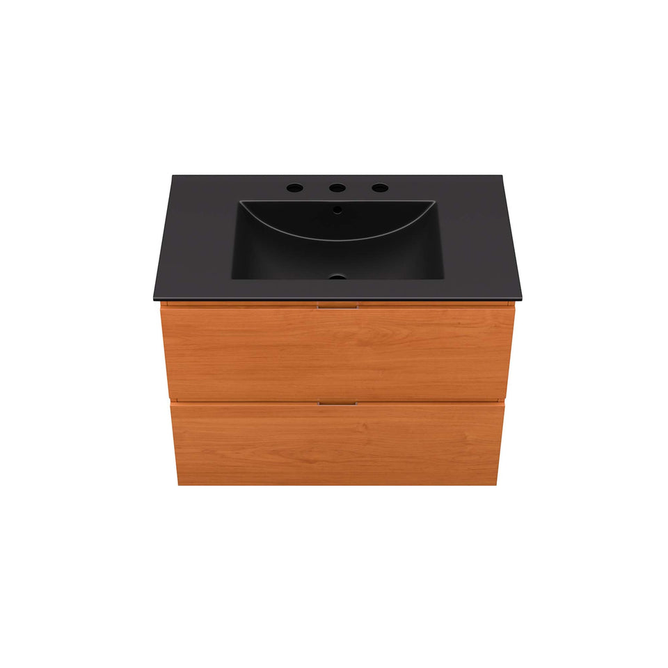 Scenic Wall-Mount Bathroom Vanity Basin Included by Modway