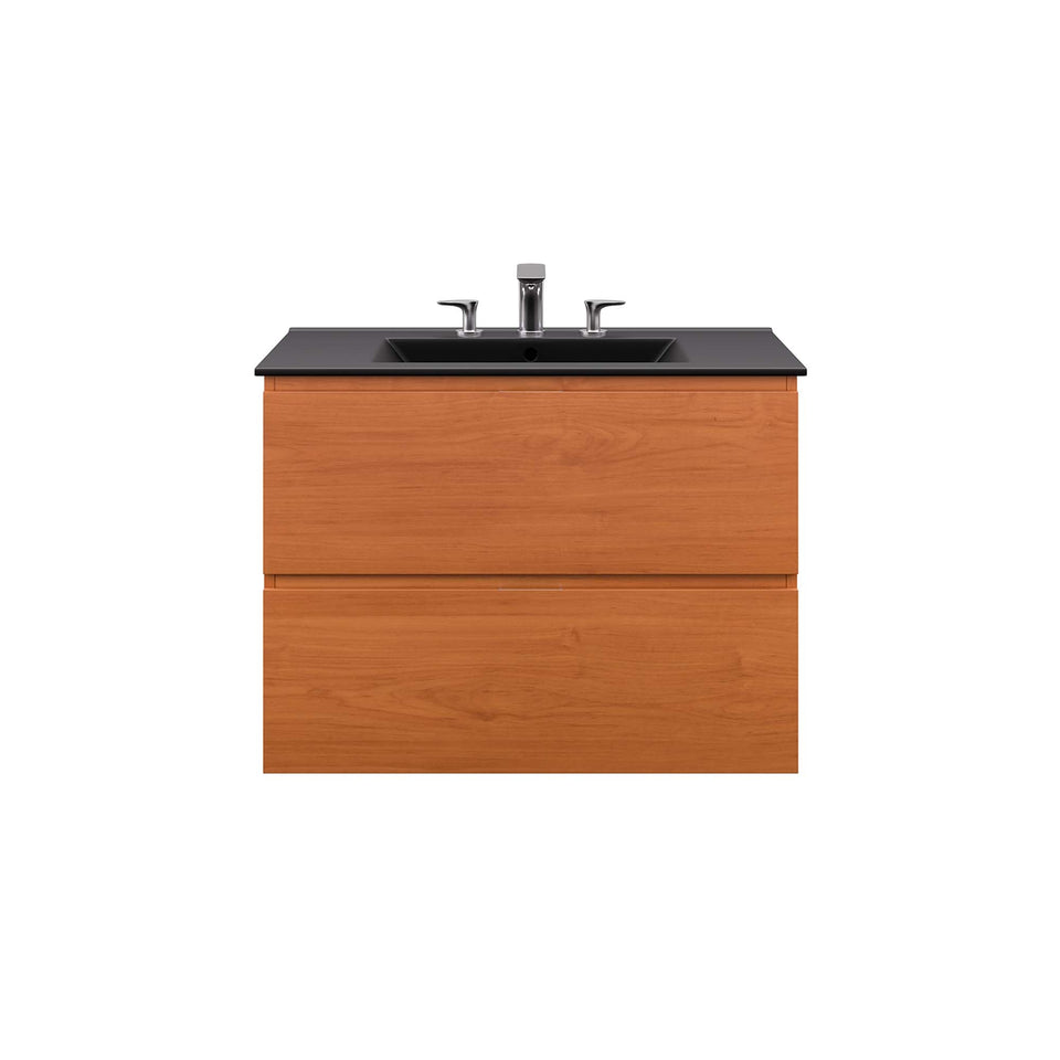 Scenic Wall-Mount Bathroom Vanity Basin Included by Modway