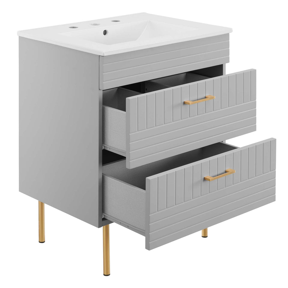 Daybreak Bathroom Vanity Basin Included by Modway