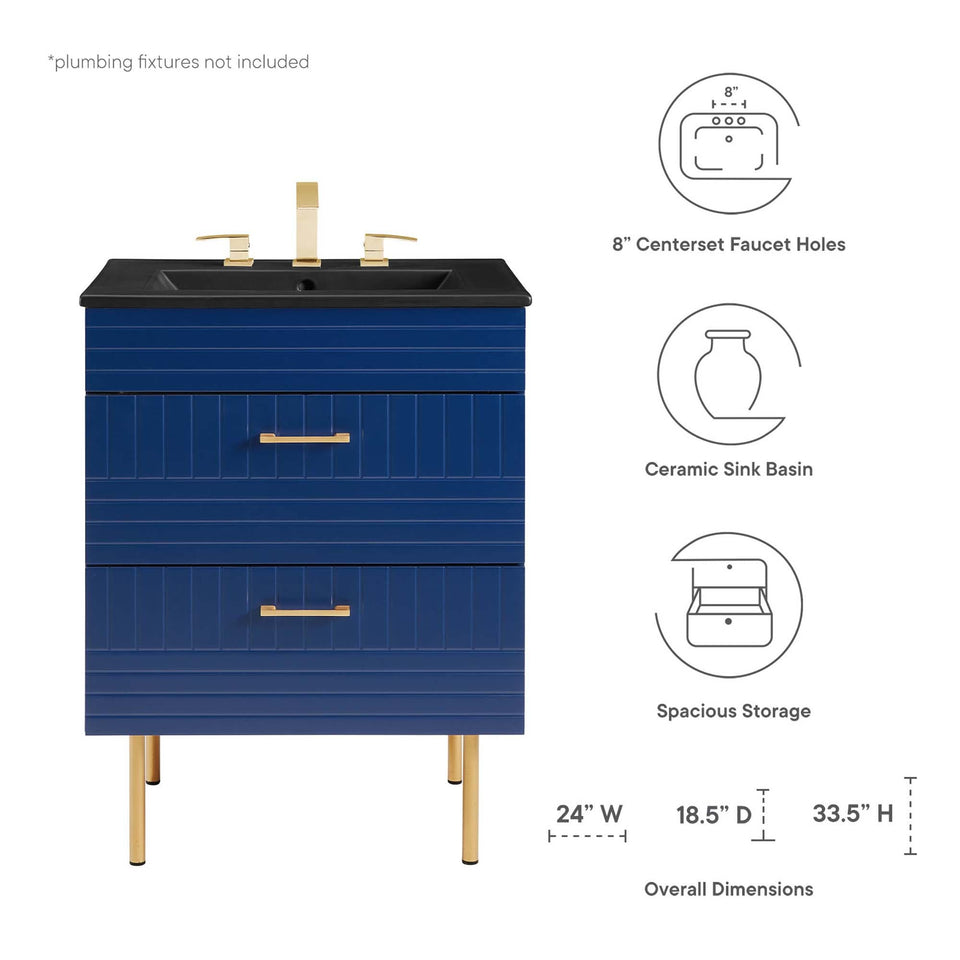 Daybreak Bathroom Vanity Basin Included by Modway
