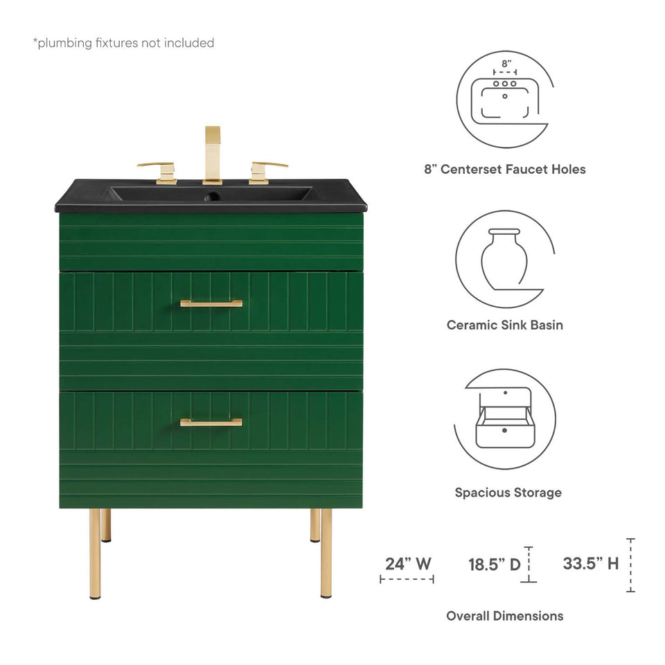 Daybreak Bathroom Vanity Basin Included by Modway