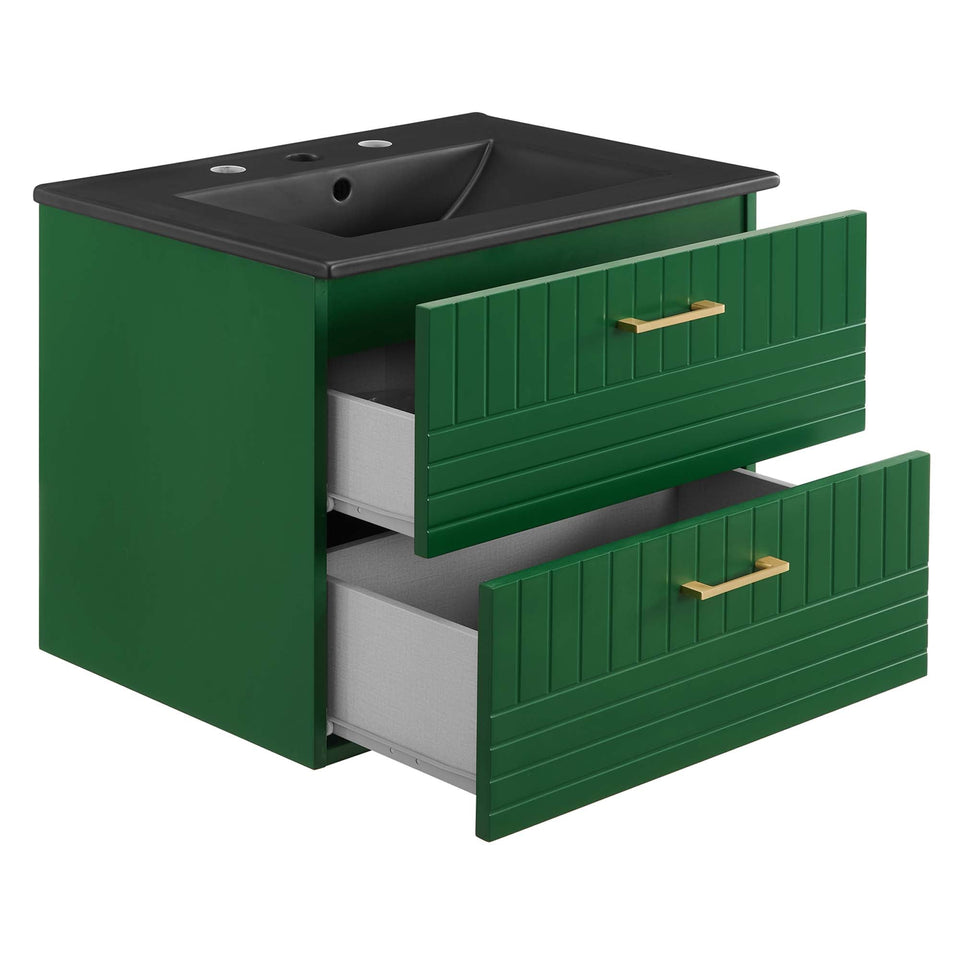 Daybreak Wall-Mount Bathroom Vanity Basin Included by Modway