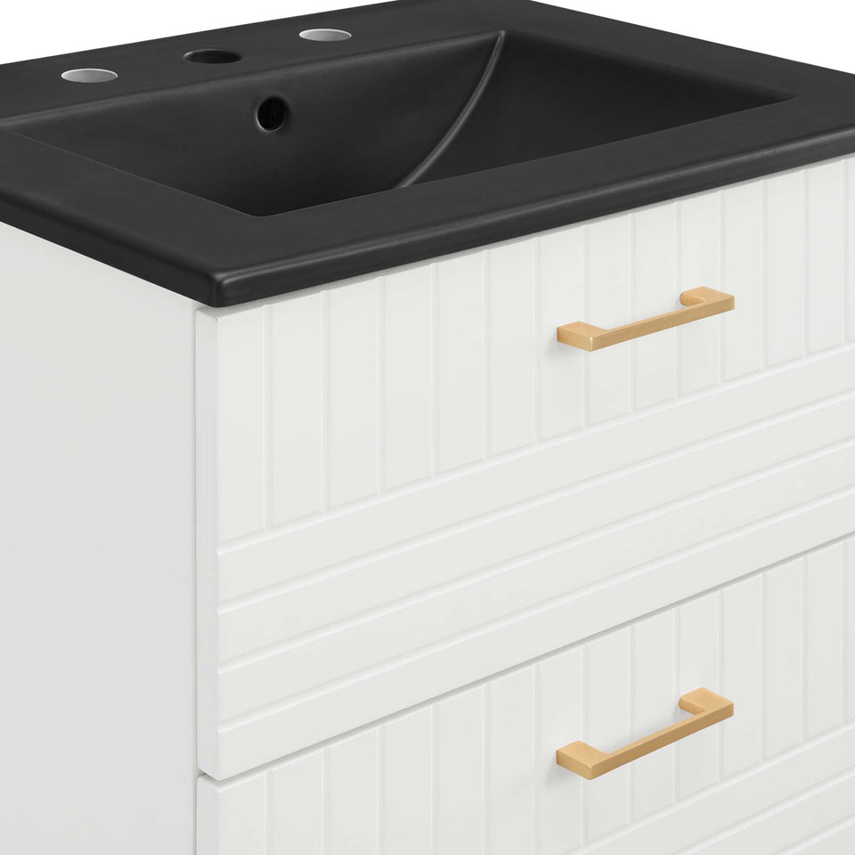 Daybreak Wall-Mount Bathroom Vanity Basin Included by Modway