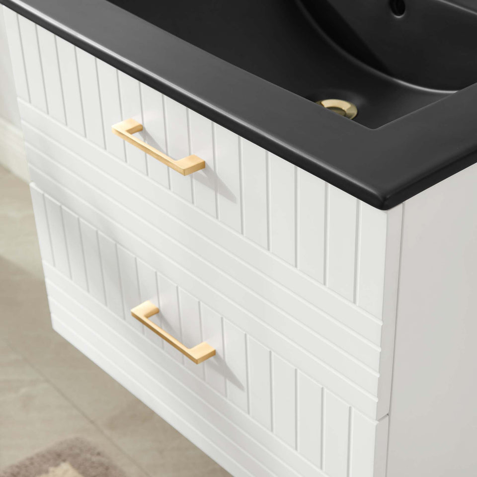 Daybreak Wall-Mount Bathroom Vanity Basin Included by Modway
