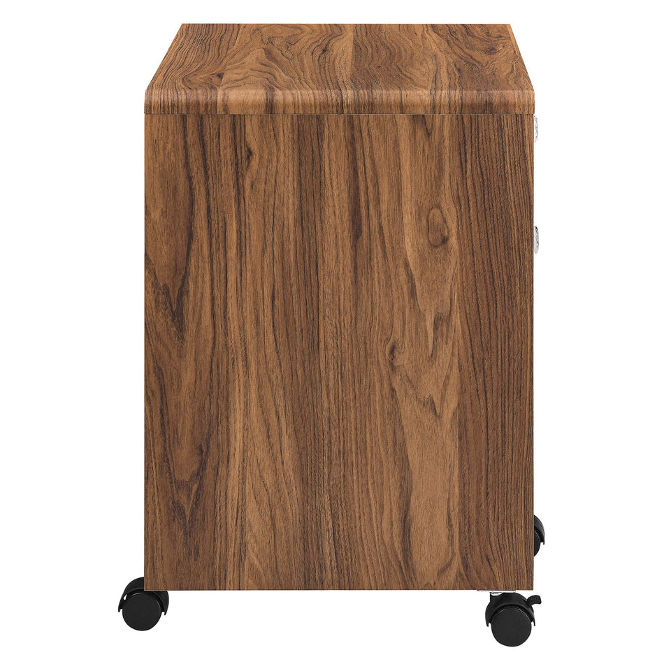 Transmit Wood Desk and File Cabinet Set by Modway