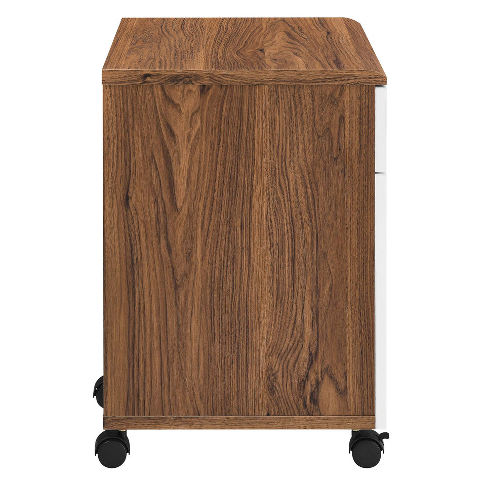 Envision Wood Desk and File Cabinet Set by Modway