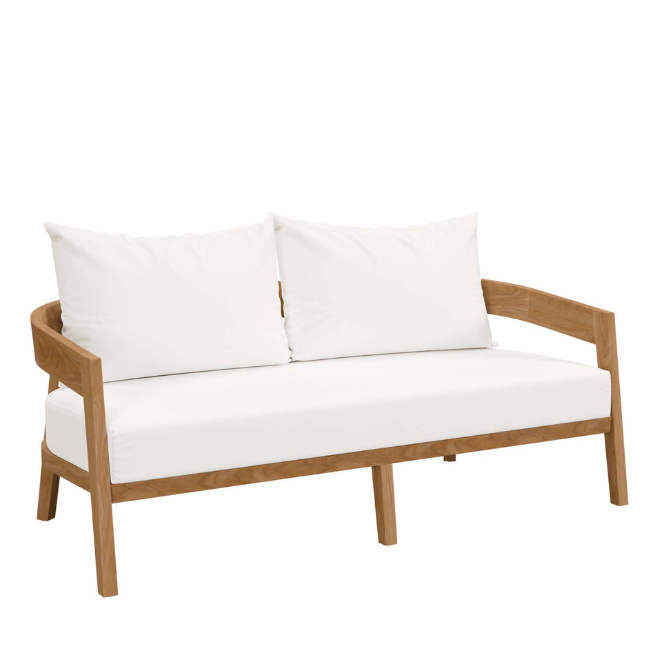 Brisbane 3-Piece Teak Wood Outdoor Patio Set by Modway