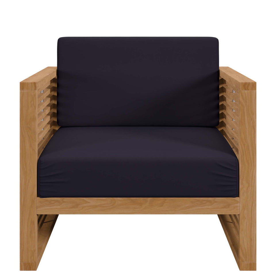 Carlsbad 6-Piece Teak Wood Outdoor Patio Set by Modway