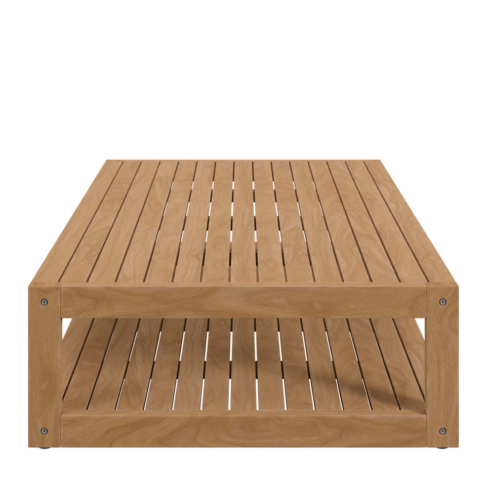 Carlsbad 3-Piece Teak Wood Outdoor Patio Set by Modway