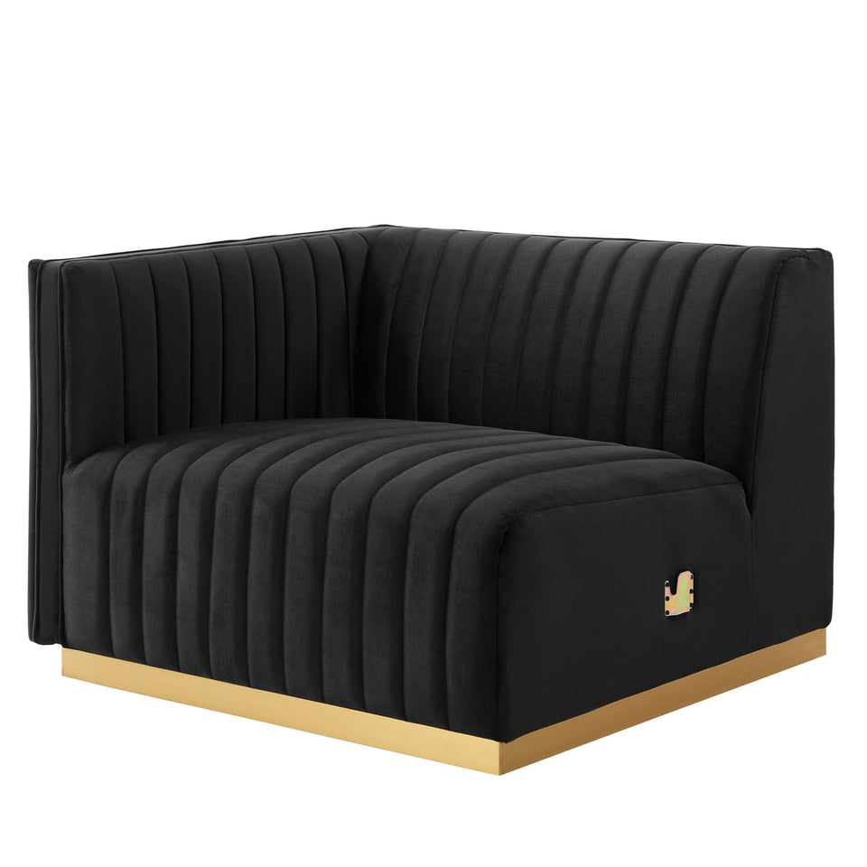 Conjure Channel Tufted Performance Velvet Loveseat by Modway