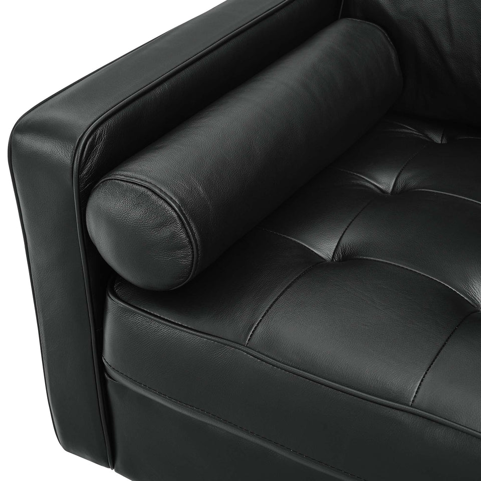 Valour 88" Leather Sofa by Modway