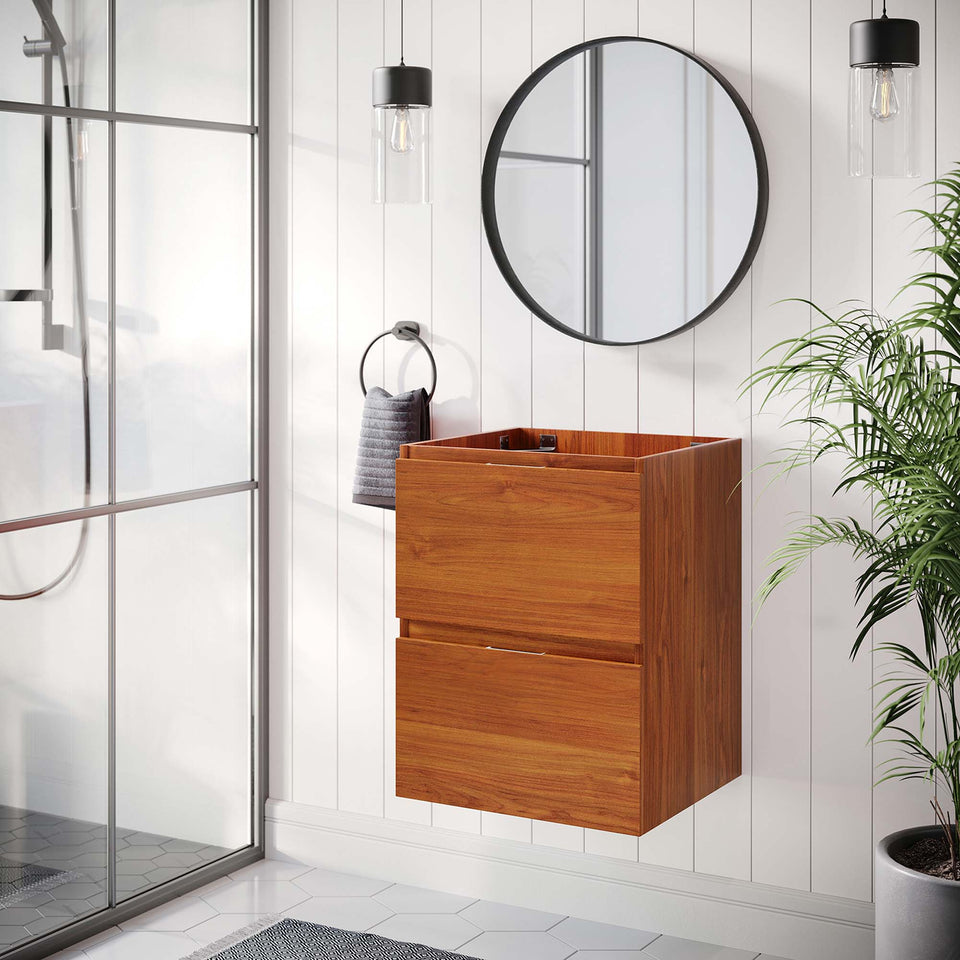 Scenic Wall-Mount Bathroom Cabinet Basin Not Included by Modway