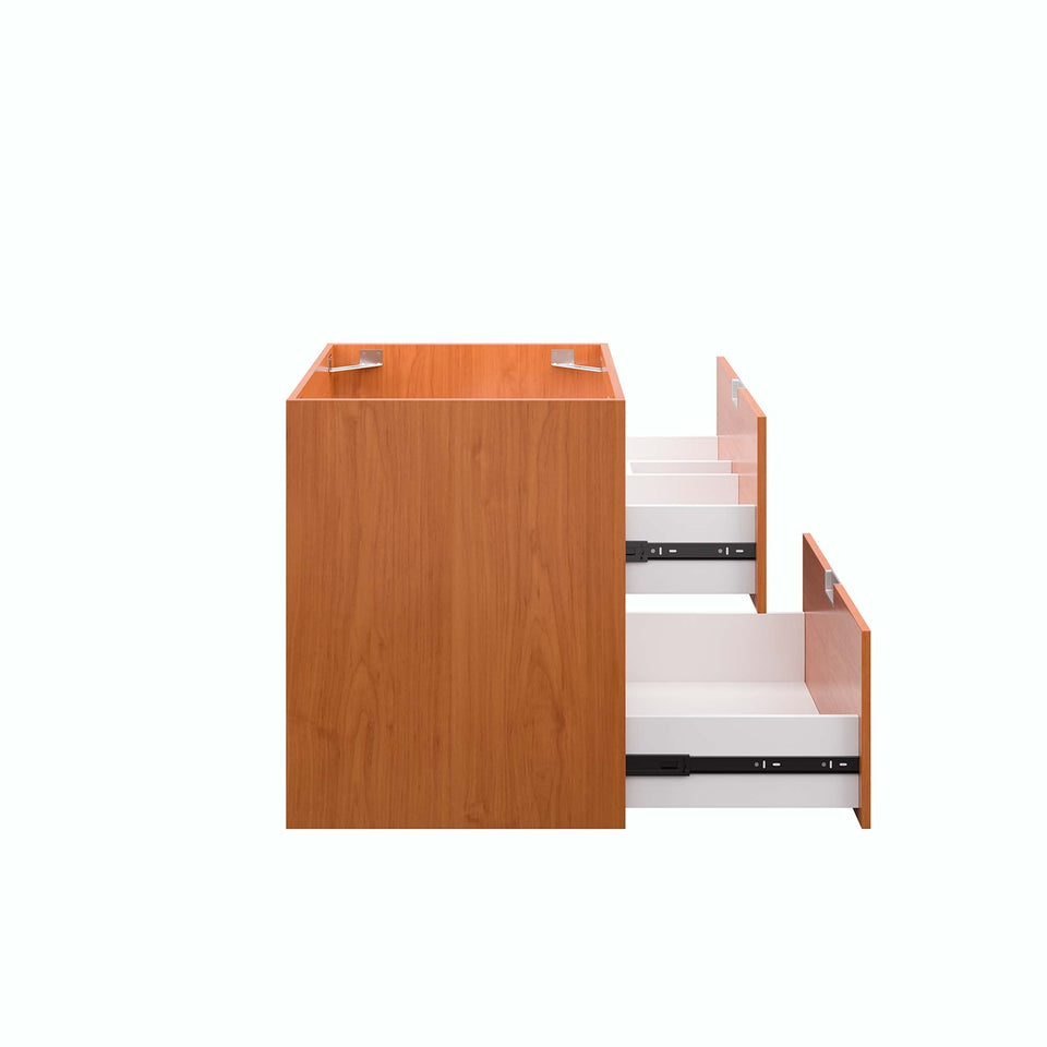 Scenic Wall-Mount Bathroom Cabinet Basin Not Included by Modway