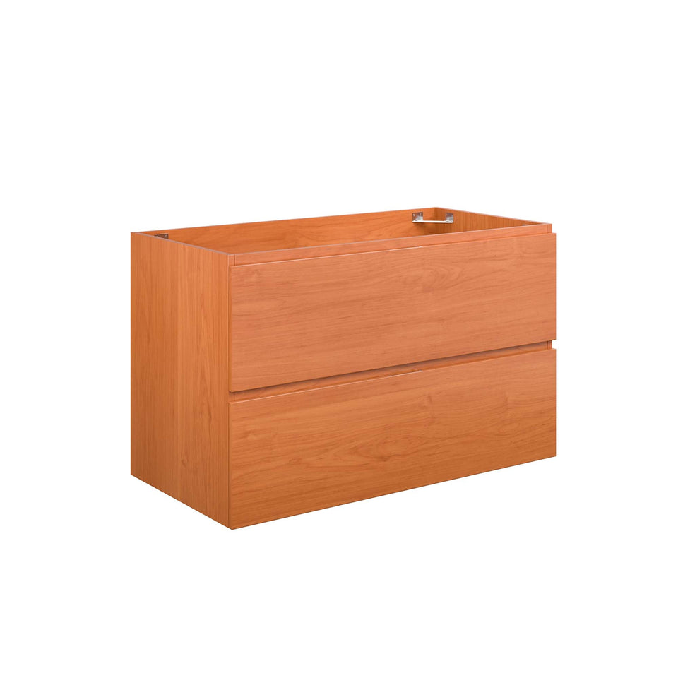 Scenic Wall-Mount Bathroom Cabinet Basin Not Included by Modway