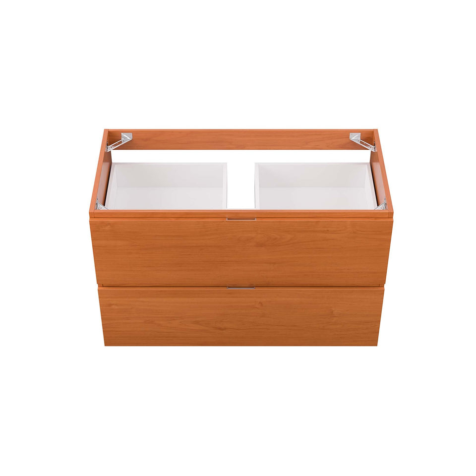 Scenic Wall-Mount Bathroom Cabinet Basin Not Included by Modway