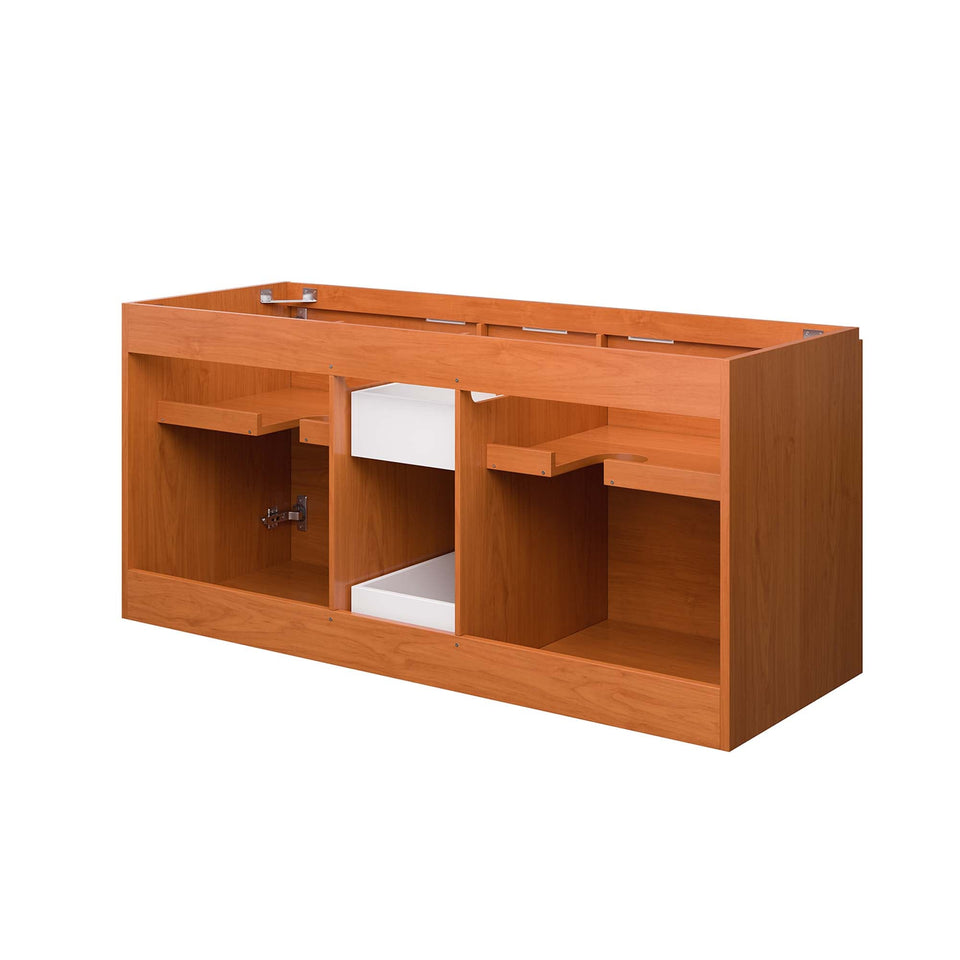 Scenic Wall-Mount Bathroom Cabinet Basin Not Included by Modway