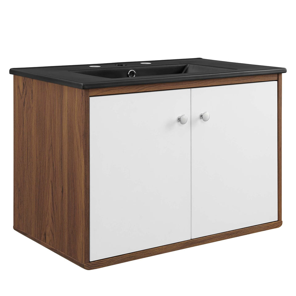 Transmit Wall-Mount Bathroom Vanity Basin Included by Modway