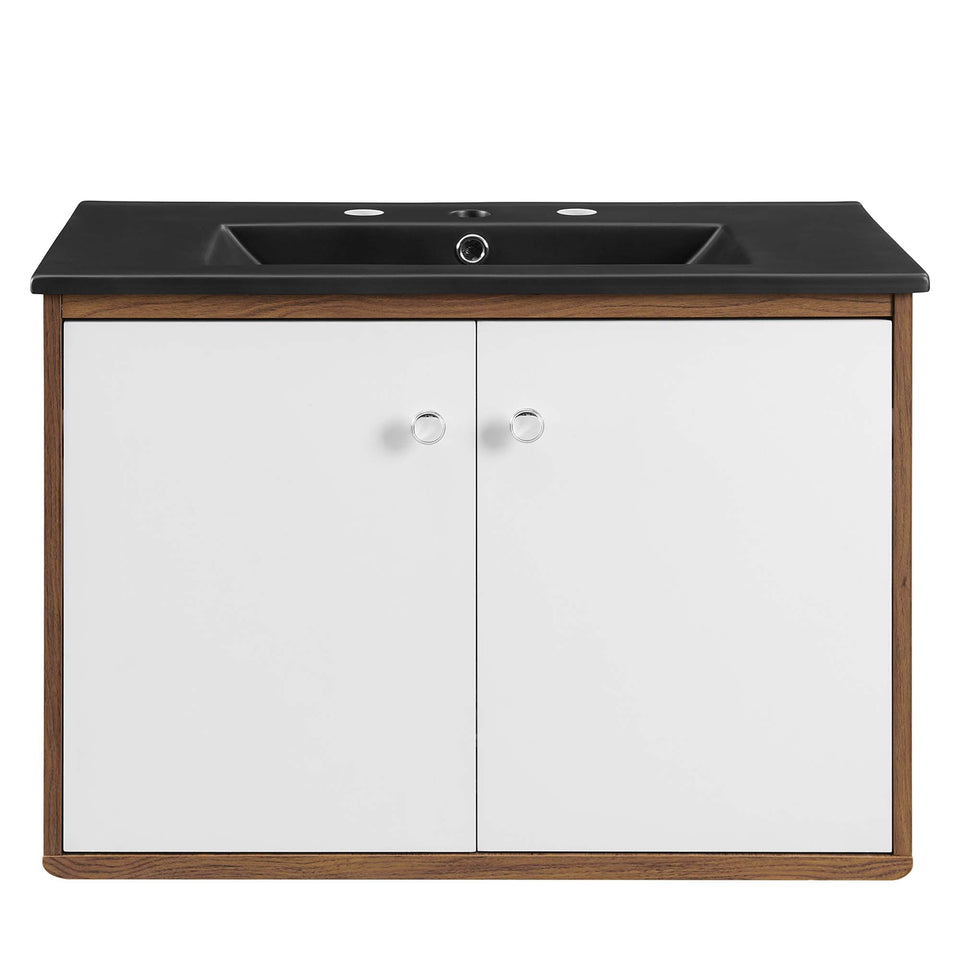 Transmit Wall-Mount Bathroom Vanity Basin Included by Modway
