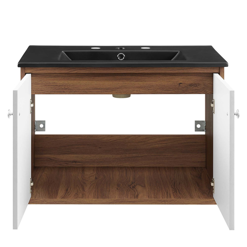 Transmit Wall-Mount Bathroom Vanity Basin Included by Modway