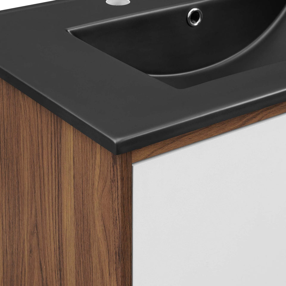 Transmit Wall-Mount Bathroom Vanity Basin Included by Modway