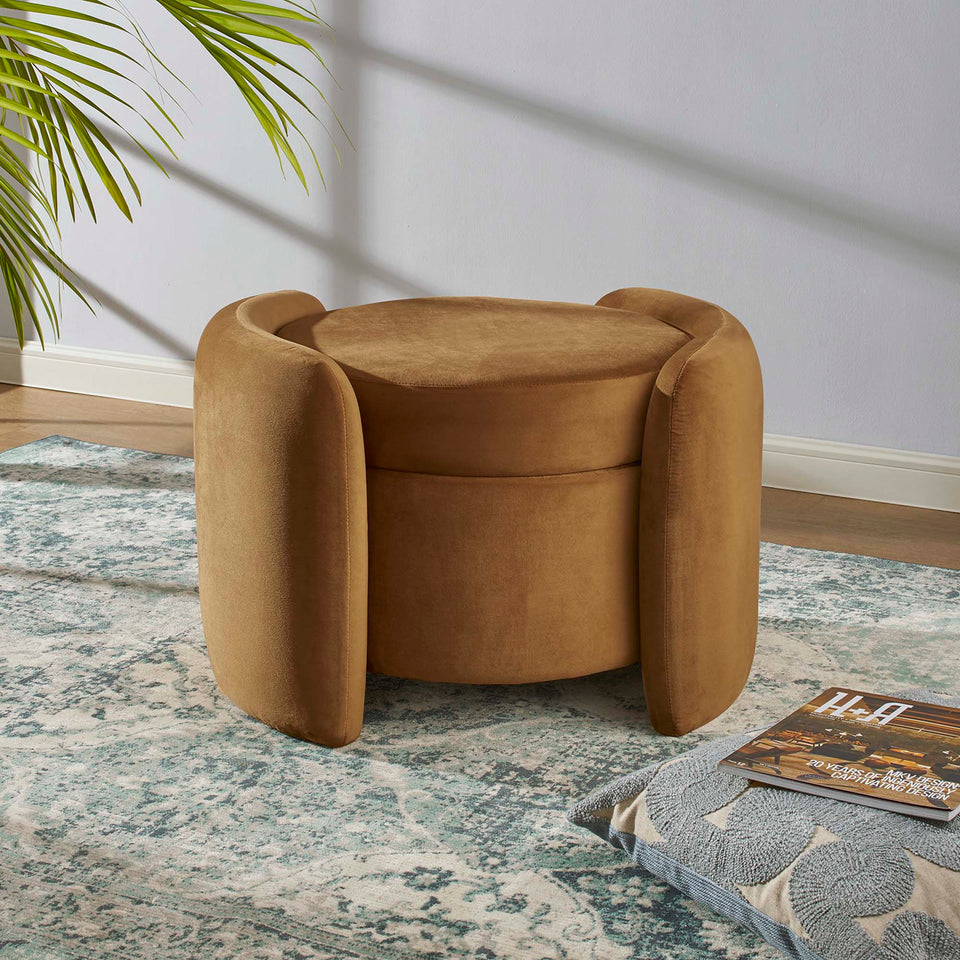 Nebula Upholstered Performance Velvet Ottoman by Modway