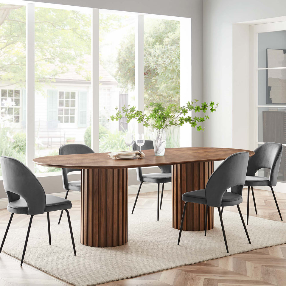 Senja 95" Oval Dining Table by Modway