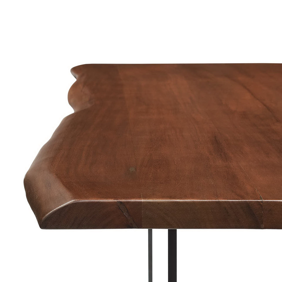 Viggo 60" Live Edge Acacia Wood Acacia Wood Dining Table by Modway