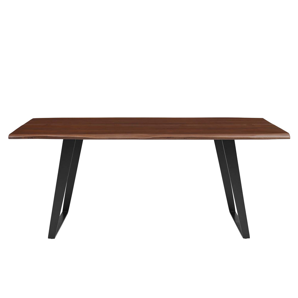Viggo 74" Live Edge Acacia Wood Dining Table by Modway