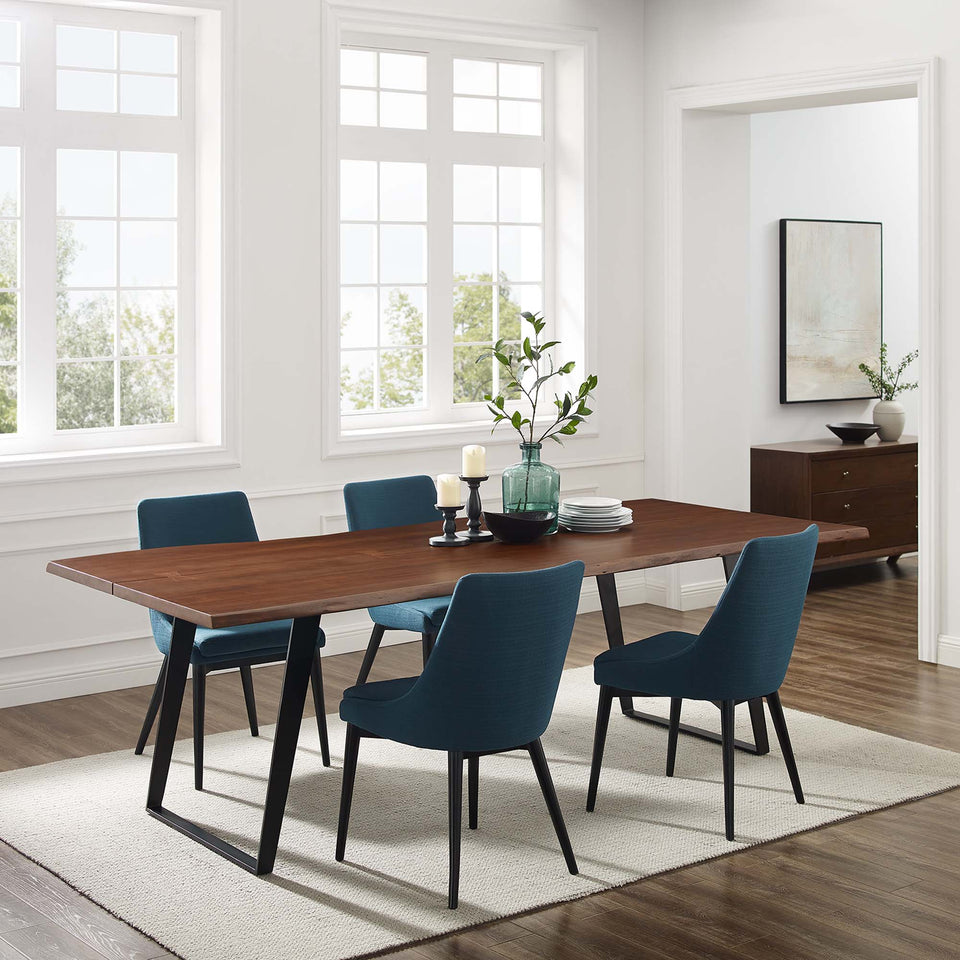 Viggo 96" Live Edge Acacia Wood Acacia Wood Dining Table by Modway