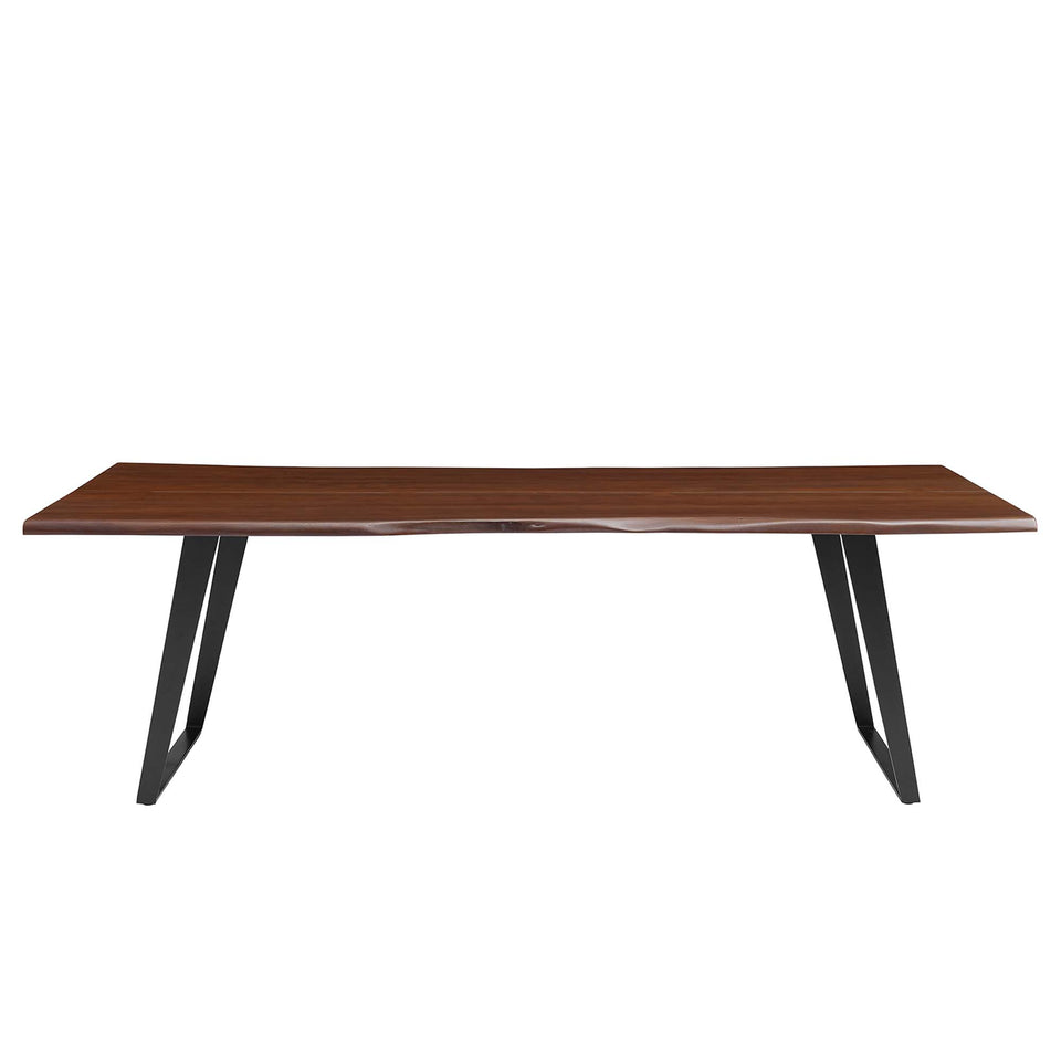 Viggo 96" Live Edge Acacia Wood Acacia Wood Dining Table by Modway