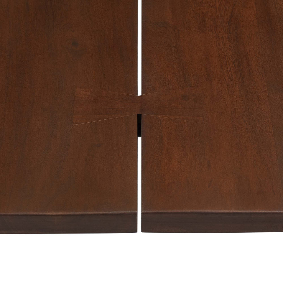 Viggo 96" Live Edge Acacia Wood Acacia Wood Dining Table by Modway