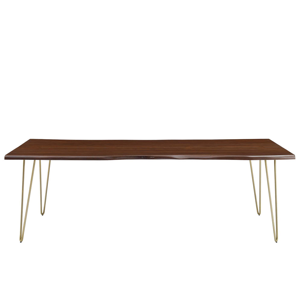 Ardor 96" Live Edge Acacia Wood Acacia Wood Dining Table by Modway