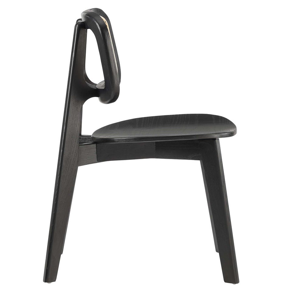 Habitat Wood Dining Side Chair Set of 2 by Modway