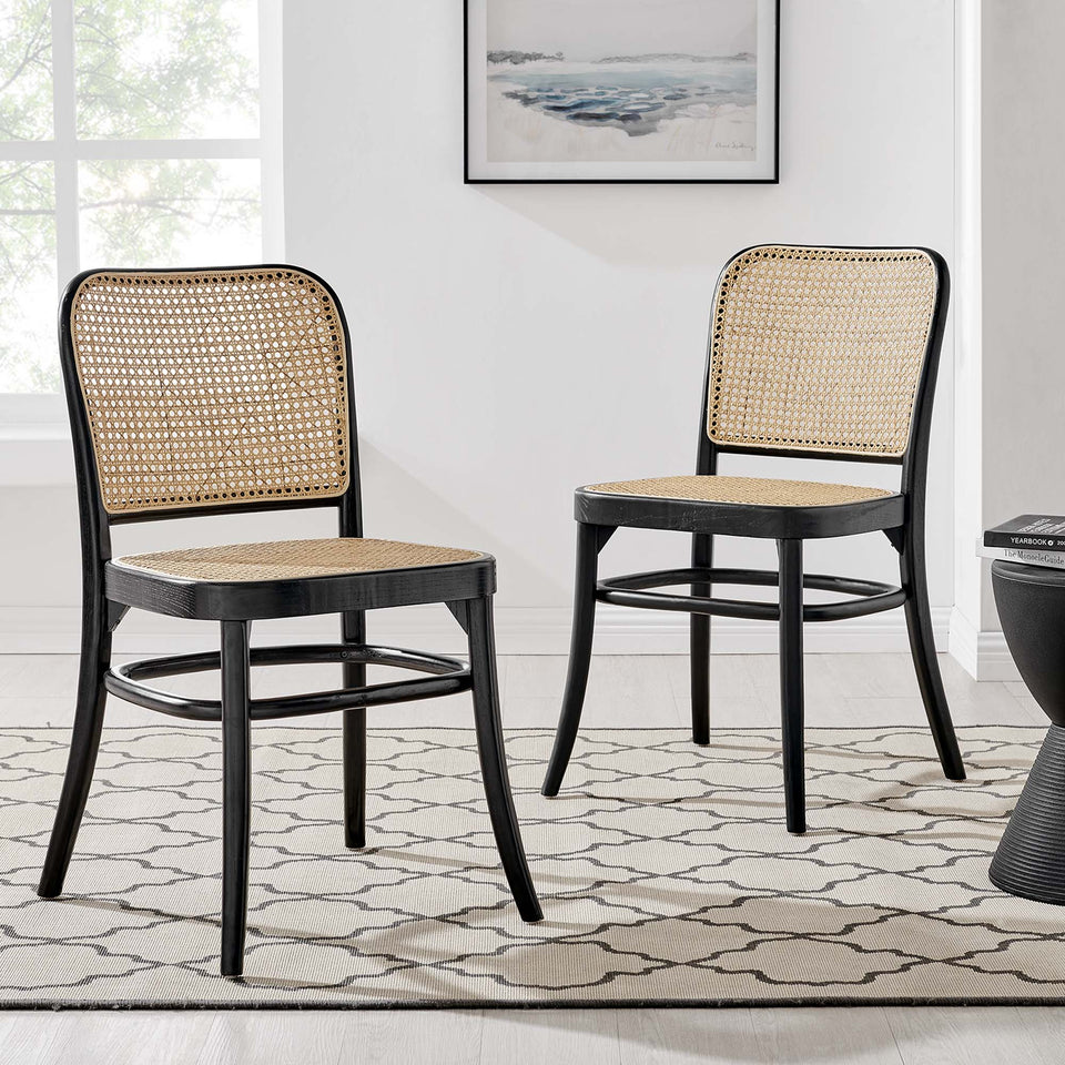 Winona Wood Dining Side Chair Set of 2 by Modway