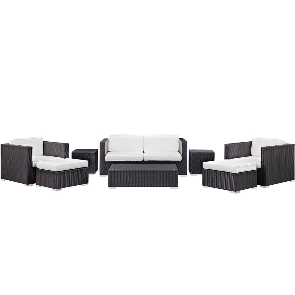 Venice 8 Piece Outdoor Patio Sofa Set by Modway