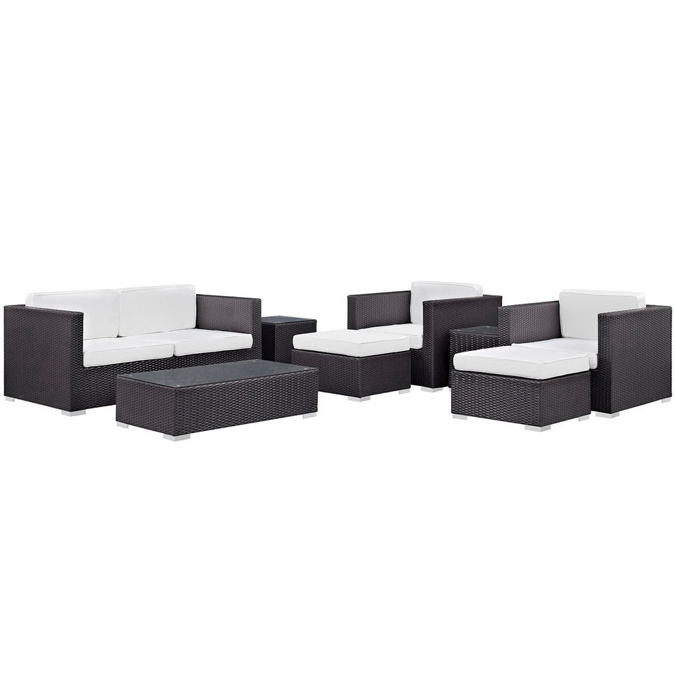 Venice 8 Piece Outdoor Patio Sofa Set by Modway