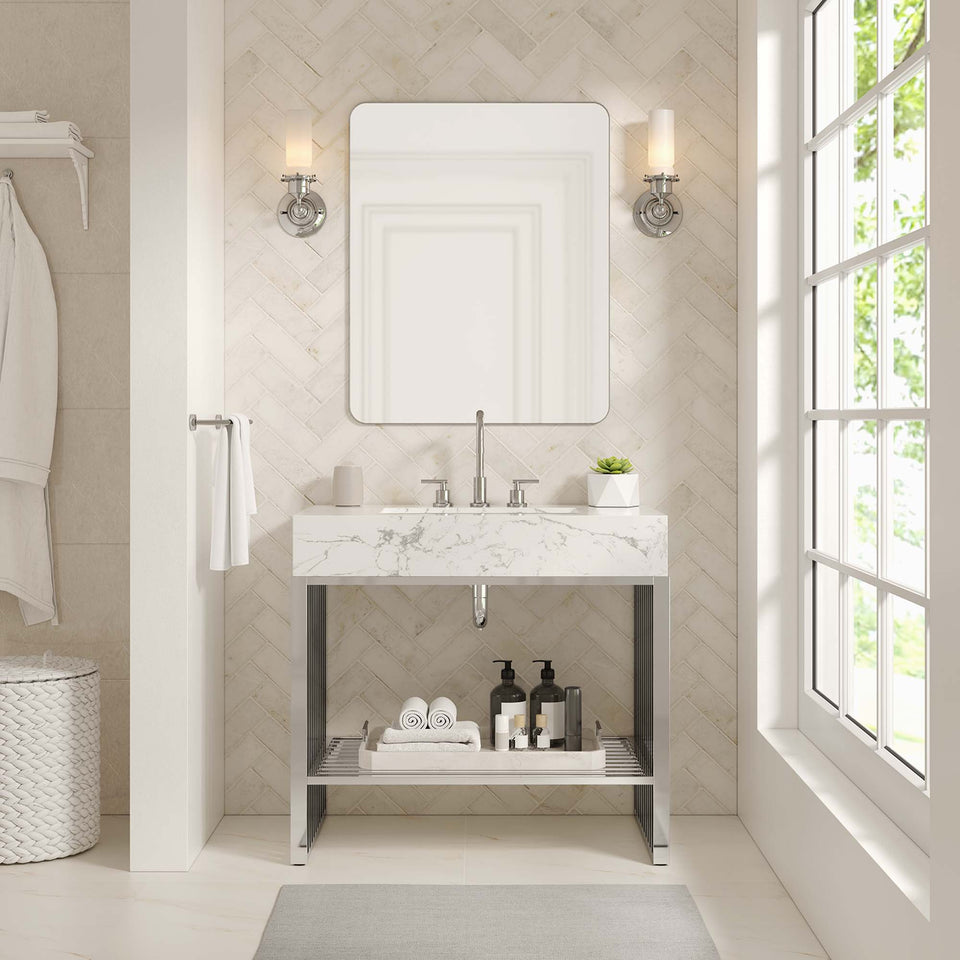 Gridiron 36" Bathroom Vanity by Modway